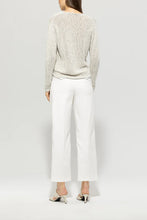 Load image into Gallery viewer, Luisa Cerano Gabardine Stretch Culotte in White
