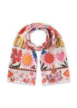 Load image into Gallery viewer, Codello Printed Bisou Scarf in Red
