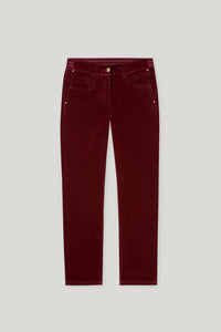 Luisa Cerano Skinny Velvet Pants