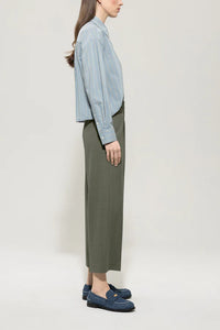 Luisa Cerano Tapered with Panama Binding in Khaki