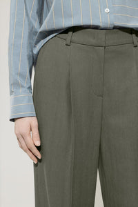 Luisa Cerano Tapered with Panama Binding in Khaki