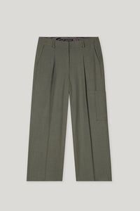 Luisa Cerano Tapered with Panama Binding in Khaki