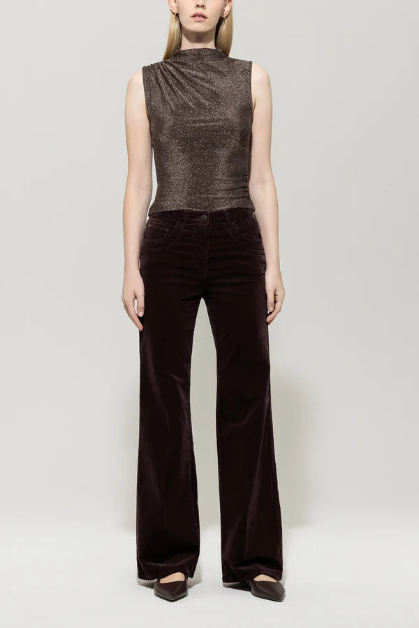 Luisa Cerano Bootcut Velvet Pants