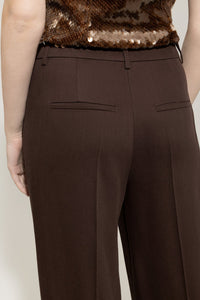 Luisa Cerano Gabardine Wide-Leg Pants