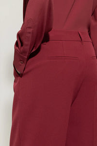 Luisa Cerano Wide-Leg Pants with Pleats