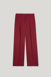 Luisa Cerano Wide-Leg Pants with Pleats