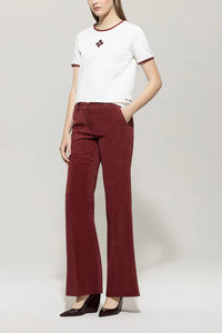 Luisa Cerano Flared Corduroy Pants