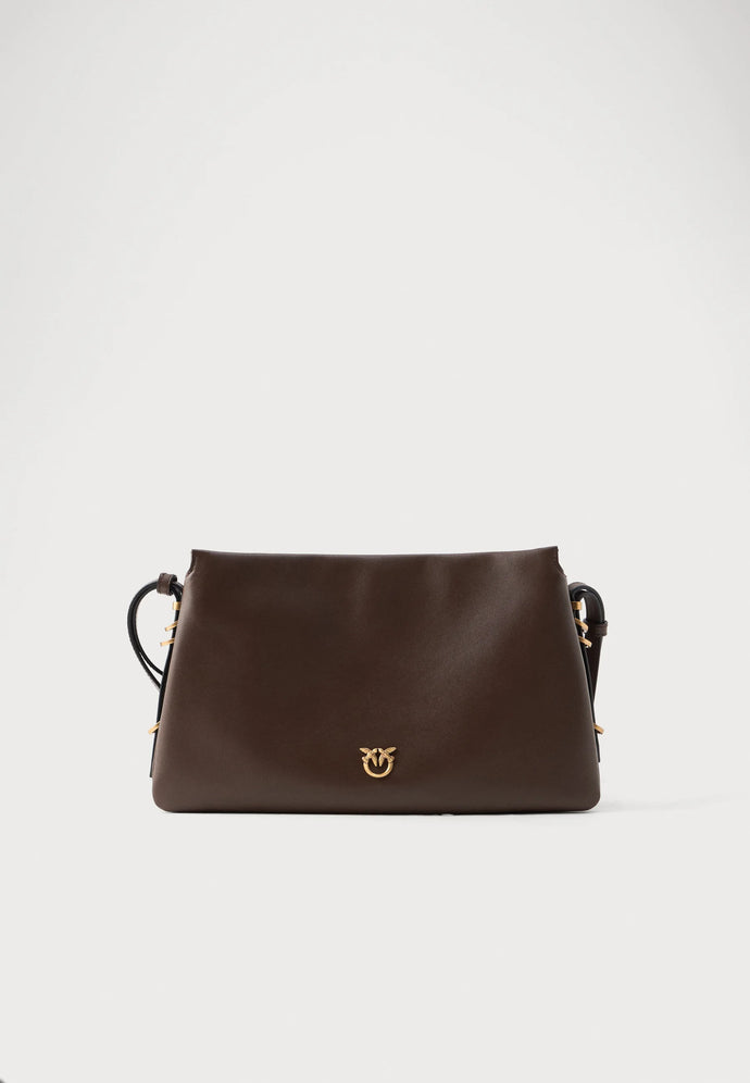 Pinko Triplet Crossbody Bag in Marrone
