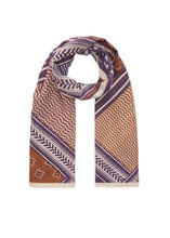 Load image into Gallery viewer, Codello Noble Scarf made of Wool with Pattern Mix
