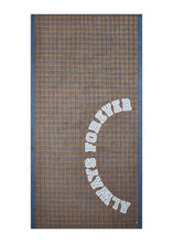 Load image into Gallery viewer, Codello Checkered Scarf with Always Forever
