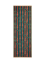 Load image into Gallery viewer, Codello Silk Scarf with Belt Pattern
