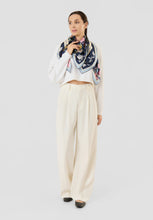 Load image into Gallery viewer, Codello Silk Scarf with Universe and Floral

