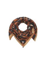 Load image into Gallery viewer, Codello Noble Scarf made of Wool with Leopard Pattern
