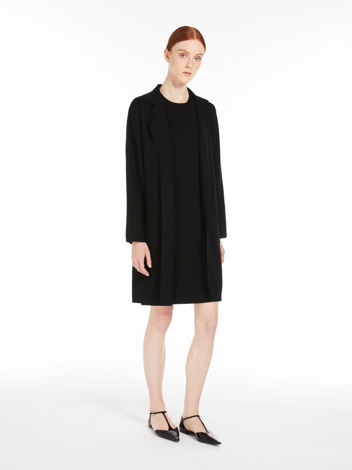 Max Mara Parata Knit Dress in Black