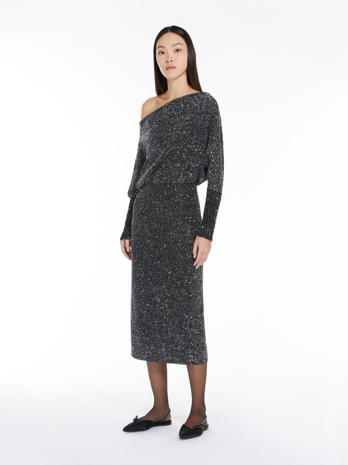 Max Mara Opzione Midi Dress with Sequins