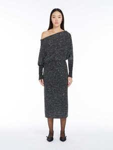 Max Mara Opzione Midi Dress with Sequins