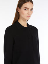 Load image into Gallery viewer, Max Mara Mito Knit Jacket in Navy
