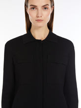 Load image into Gallery viewer, Max Mara Mito Knit Jacket in Navy
