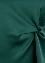 Load image into Gallery viewer, Riani Satin Blouse with Knot Detail in Clover
