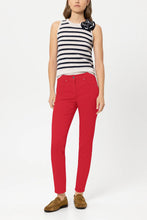 Load image into Gallery viewer, Luisa Cerano High-Stretch Skinny Denim in Cherry Red
