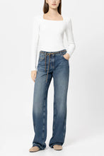 Load image into Gallery viewer, Luisa Cerano Straight-Leg Tencel Jeans
