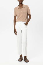 Load image into Gallery viewer, Luisa Cerano High-Stretch Tapered Denim in White
