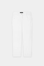 Load image into Gallery viewer, Luisa Cerano High-Stretch Tapered Denim in White
