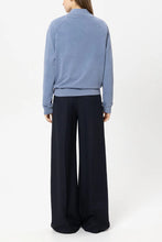 Load image into Gallery viewer, Luisa Cerano Wide-Leg Trousers in Navy
