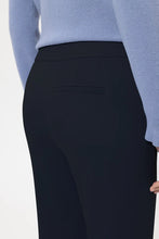 Load image into Gallery viewer, Luisa Cerano Gabardine Flared Pants in Navy
