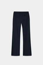 Load image into Gallery viewer, Luisa Cerano Gabardine Flared Pants in Navy
