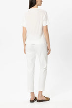 Load image into Gallery viewer, Luisa Cerano Gabardine Slim-Tailored Pants in White
