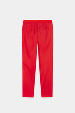 Load image into Gallery viewer, Luisa Cerano Gabardine Slim-Tailored Pants in Cherry Red
