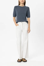 Load image into Gallery viewer, Luisa Cerano Authentic Flared Denim Jeans in White
