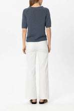 Load image into Gallery viewer, Luisa Cerano Authentic Flared Denim Jeans in White
