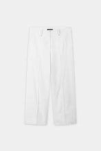 Load image into Gallery viewer, Luisa Cerano Twill Wide-Leg Pants in White
