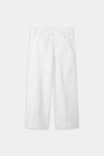 Load image into Gallery viewer, Luisa Cerano Twill Wide-Leg Pants in White
