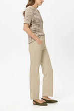 Load image into Gallery viewer, Luisa Cerano Straight Denim with Double Waistband in Sand
