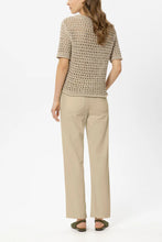 Load image into Gallery viewer, Luisa Cerano Straight Denim with Double Waistband in Sand
