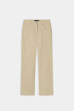 Load image into Gallery viewer, Luisa Cerano Straight Denim with Double Waistband in Sand
