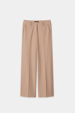Load image into Gallery viewer, Luisa Cerano Wide-Leg Pants with Pleats in Nude
