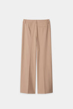 Load image into Gallery viewer, Luisa Cerano Wide-Leg Pants with Pleats in Nude
