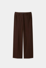 Load image into Gallery viewer, Luisa Cerano Wide-Leg Pants with Pleats in Marone

