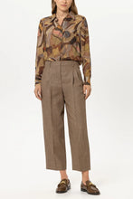 Load image into Gallery viewer, Luisa Cerano Glen Check Tapered Pants
