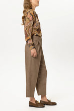 Load image into Gallery viewer, Luisa Cerano Glen Check Tapered Pants
