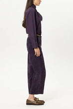 Load image into Gallery viewer, Luisa Cerano Corduroy Wide-Leg Pants in Plum
