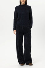 Load image into Gallery viewer, Luisa Cerano Corduroy Wide-Leg Pants in Winter Navy
