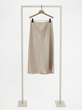 Load image into Gallery viewer, Herzen Satin Skirt in Taupe
