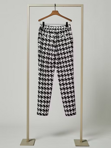 Herzen Trousers in Black and White 6513
