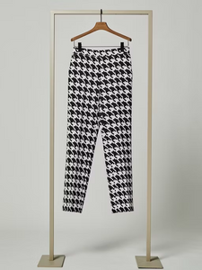 Herzen Trousers in Black and White 6513