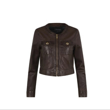 Load image into Gallery viewer, Oakwood Susan Leather Jacket in Chocolate
